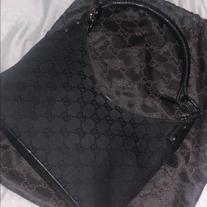 AUTHENTIC Gucci Black Hobo Bag